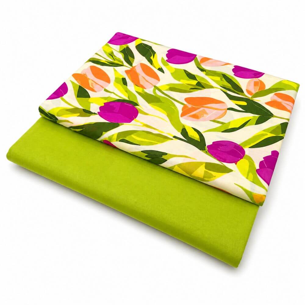 Lime Tulip Lawn 2-Piece Suit